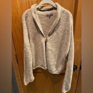 VINCE. Oatmeal Cardigan Sweater